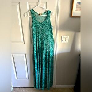 Michael Kors, maxi length sundress and a polyester knit size medium